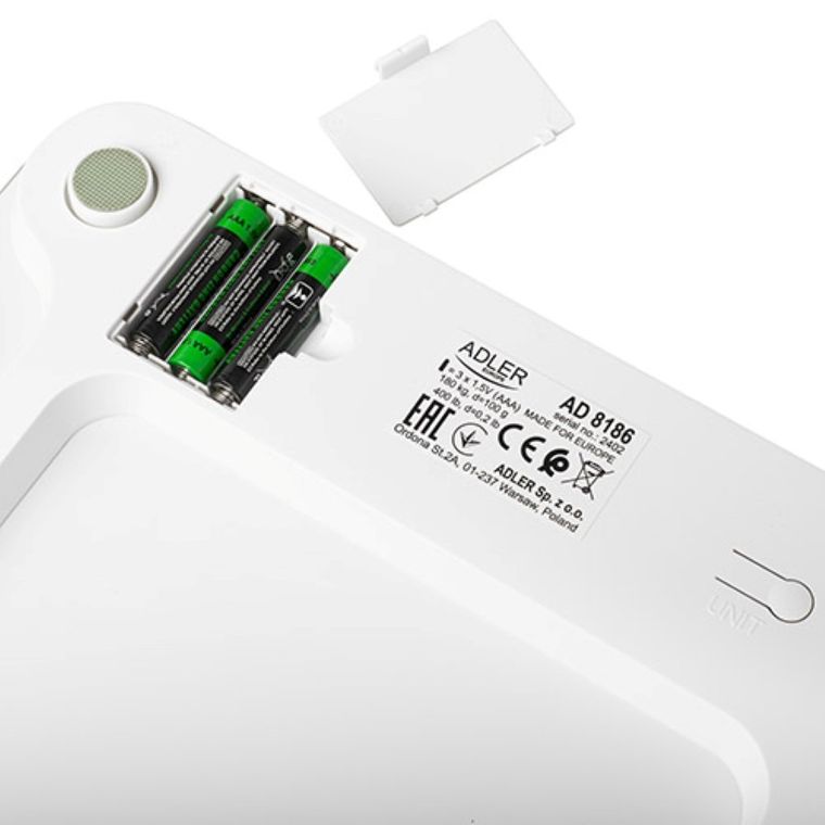 Adler, Smart, waga łazienkowa analityczna