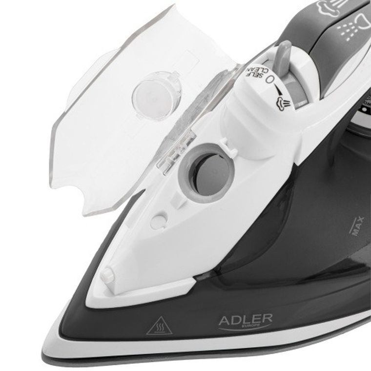 Adler, żelazko parowe z ceramiczna stopą