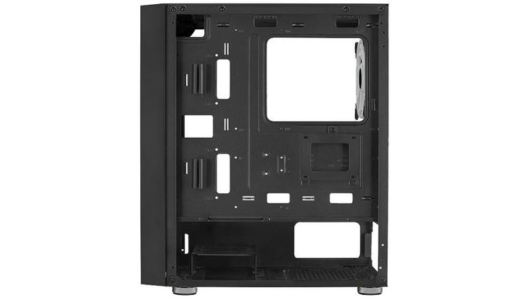 Aerocool, obudowa, PGS GRAPHITE-G-BK-v2 FRGB, czarna