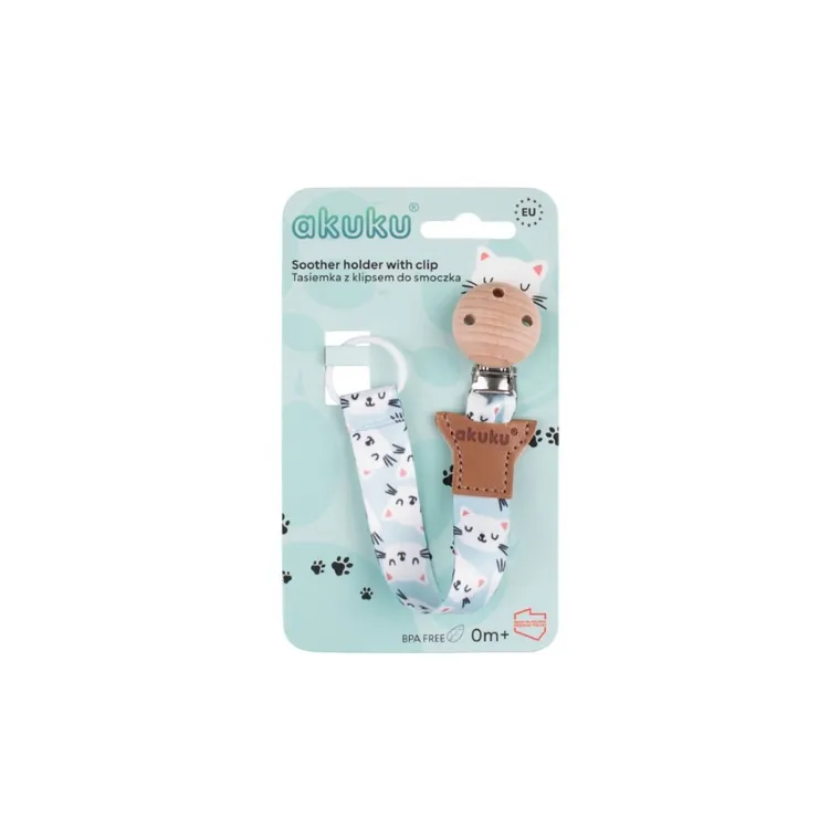 Akuku, Kotki, uniwersalna tasiemka do smoczka