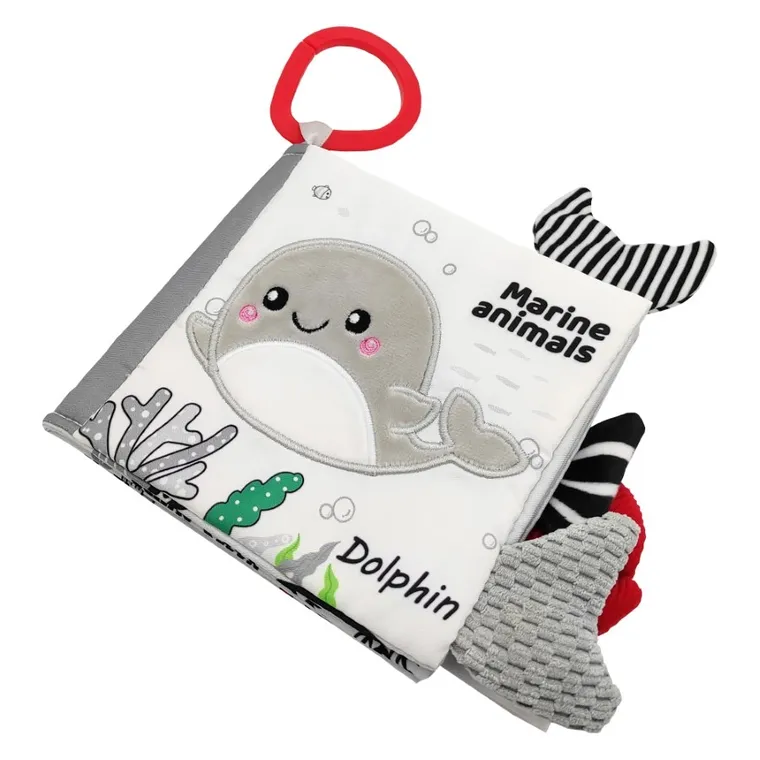 Akuku, książeczka sensoryczna, zwierzęta morskie