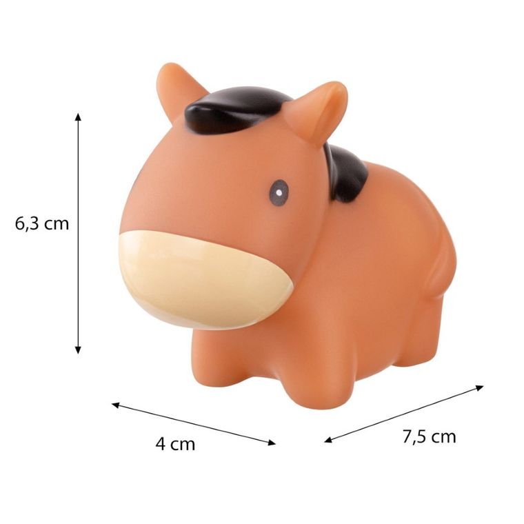 Akuku, zabawki do kąpieli, Farma, 4 szt.