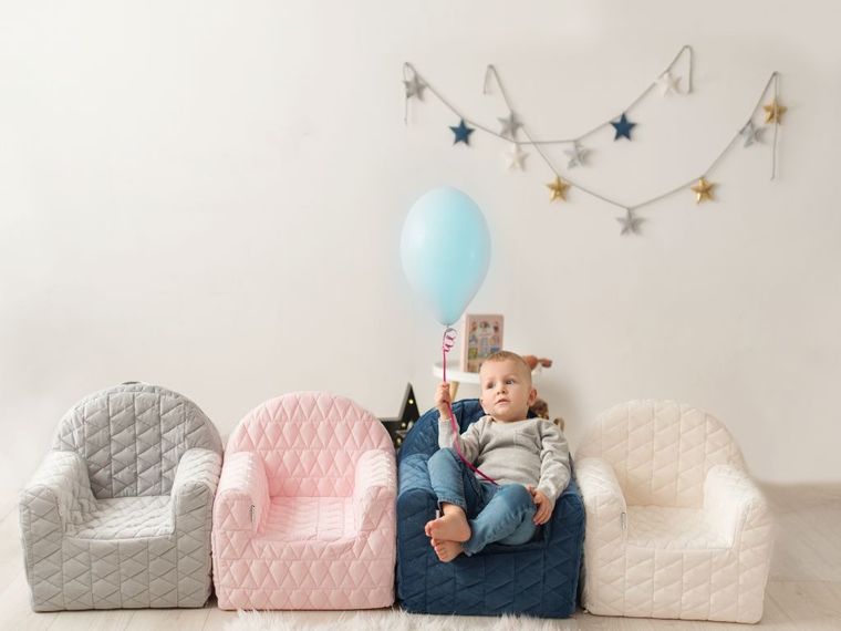 Albero Mio, Velvet, fotelik dla dzieci, róż