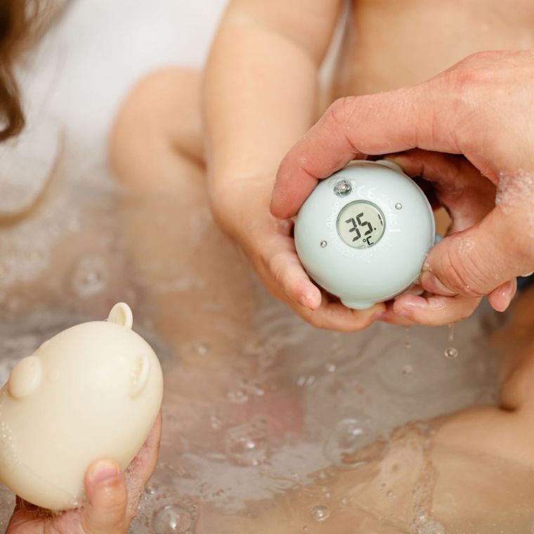 Alecto, zabawki do kąpieli z termometrem, 5 szt.