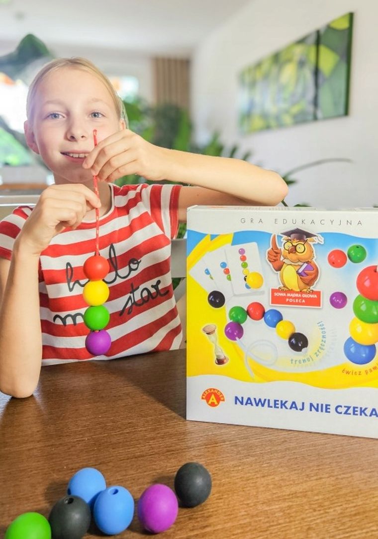 Alexander, Sowa Mądra Głowa, Nawlekaj i nie czekaj, gra edukacyjna