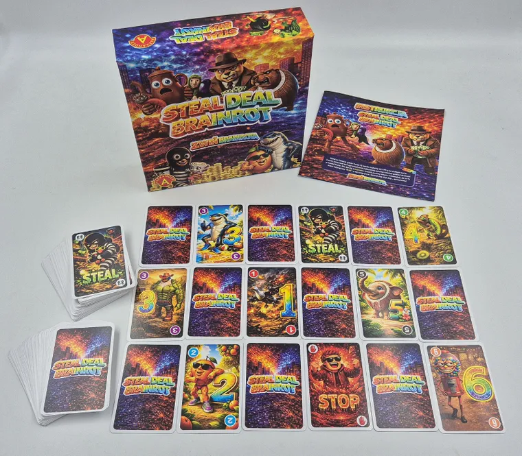 Alexander, Steal Deal Brainrot, Zwiń Brainrota, rodzinna gra karciana