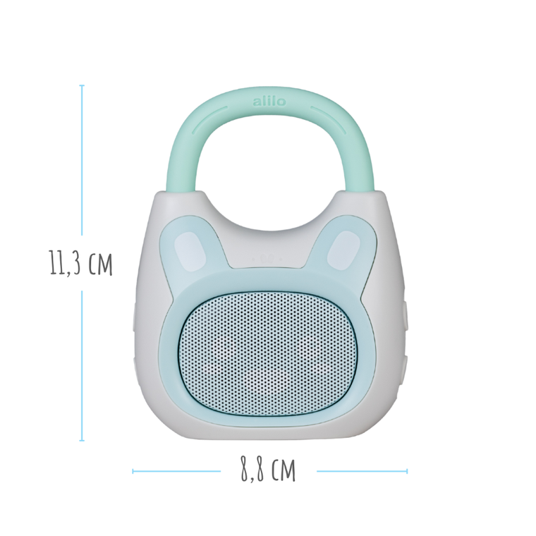 Alilo, Pocket Bunny K1, odtwarzacz MP3 z Bluetooth, niebieski