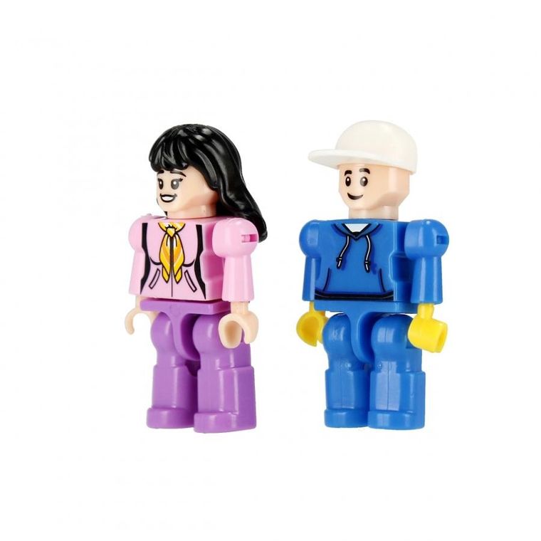 Alleblox, City, Bus, klocki konstrukcyjne, 242 elementów