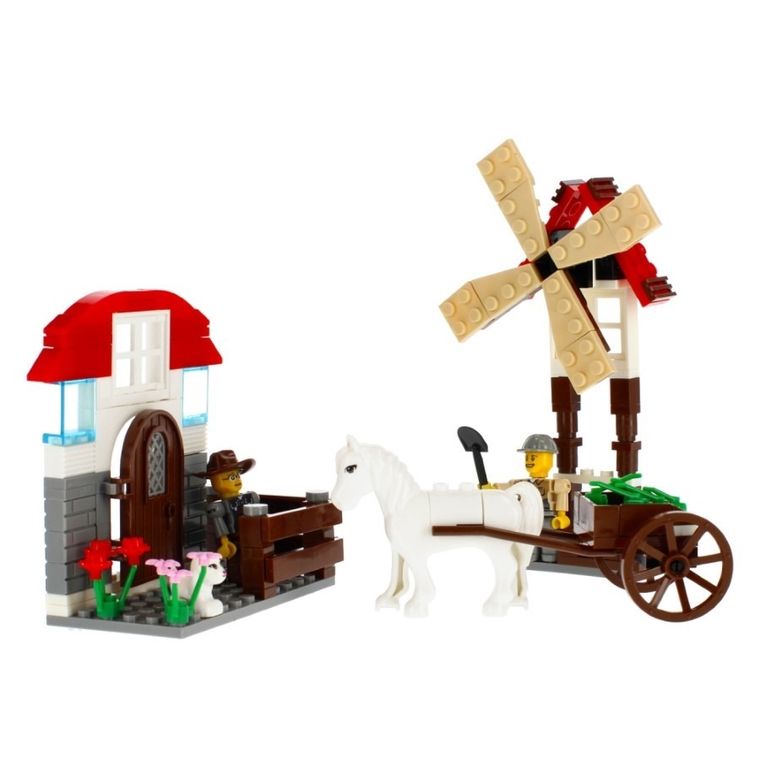 Alleblox, farma, klocki konstrukcyjne, 183 elementy