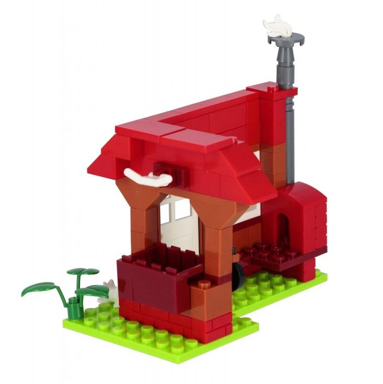 Alleblox, Girl, Dom, klocki konstrukcyjne, 91 elementów