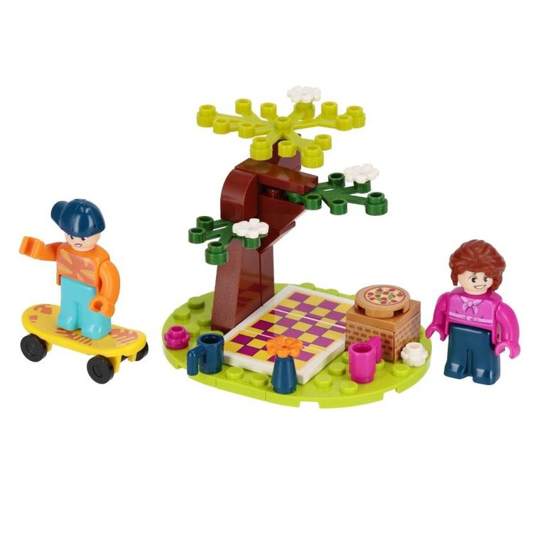 Alleblox, Girl, Piknik, klocki konstrukcyjne, 45 elementów
