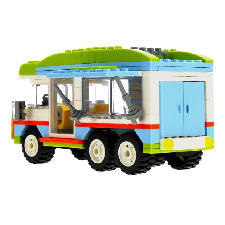 Alleblox, kamper, klocki konstrukcyjne, 343 elementy