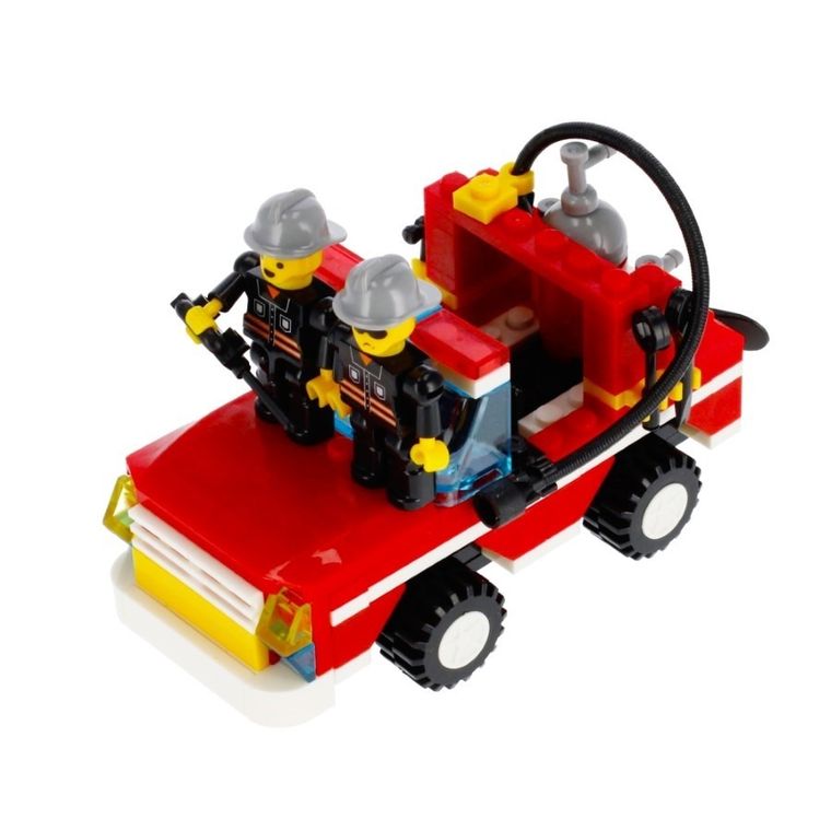 Alleblox, pojazd strażacki, klocki konstrukcyjne, 140 elementów