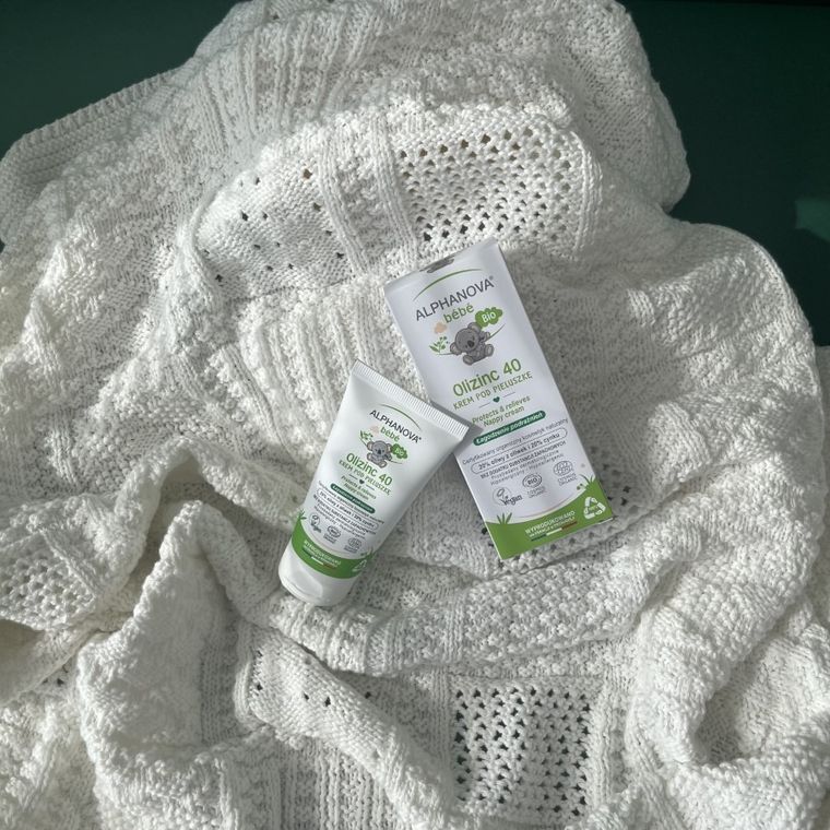 Alphanova Bebe, krem przeciw odparzeniom, Olizinc 40, 50 g
