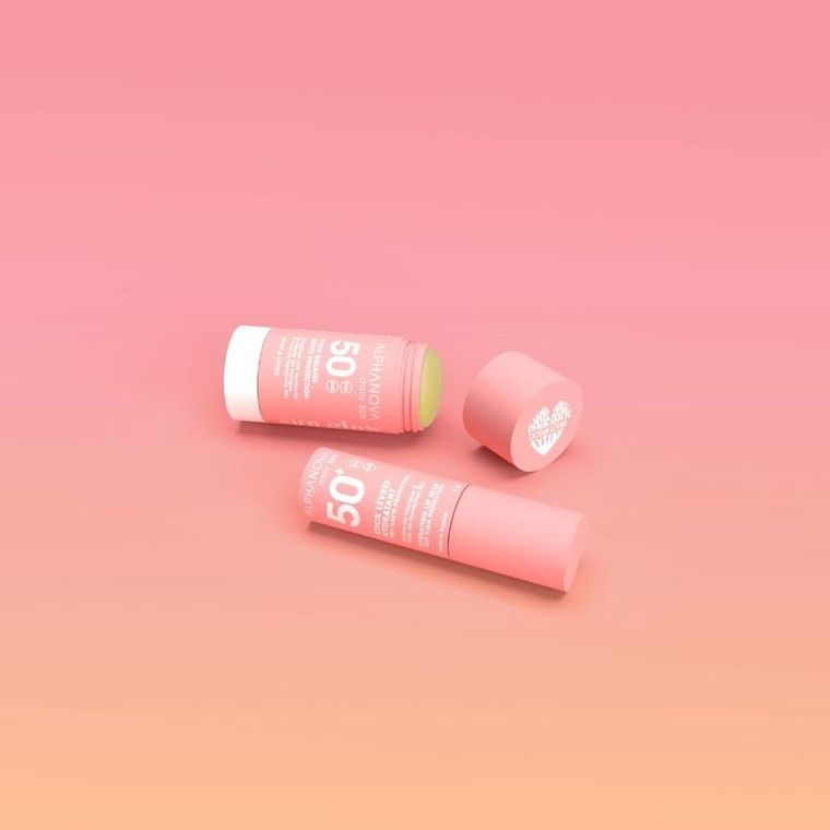 Alphanova, Daily Sun, Glow, pomadka do ust z filtrem SPF50+, 4g