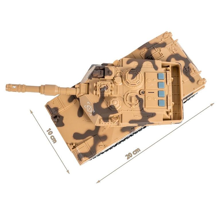 Anek dla Dzieci, czołg, światło i dźwięk, napęd frykcyjny