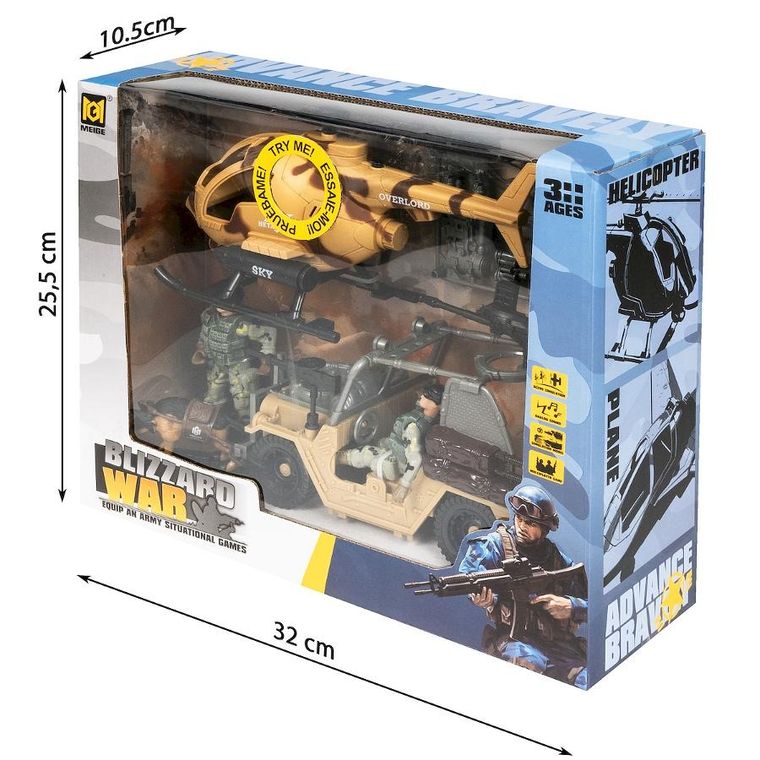 Anek dla Dzieci, pojazdy wojskowe z figurkami