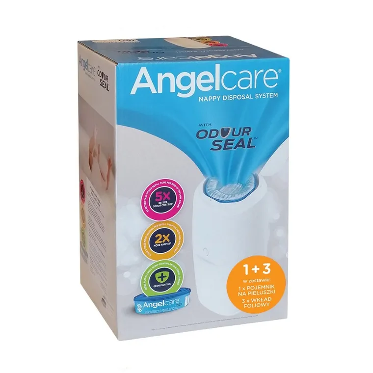 Angelcare, Classic, pojemnik na pieluchy + 3 wkłady