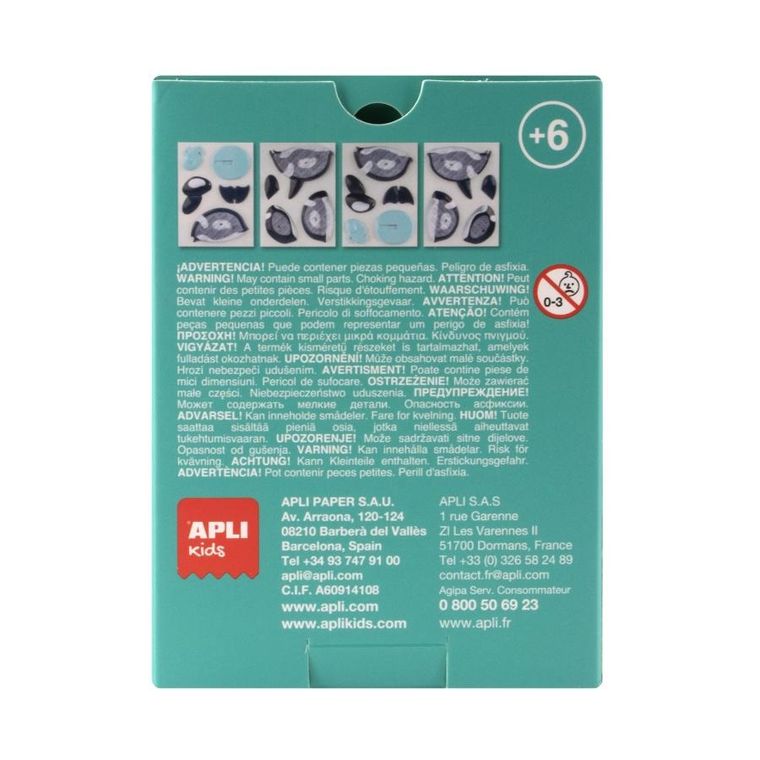 Apli Kids, Ocean, Orka, puzzle 3D