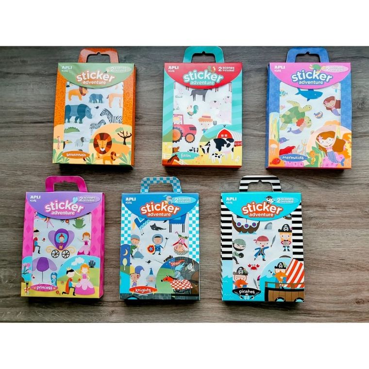 Apli Kids, Piraci, zestaw naklejek z 2 planszami