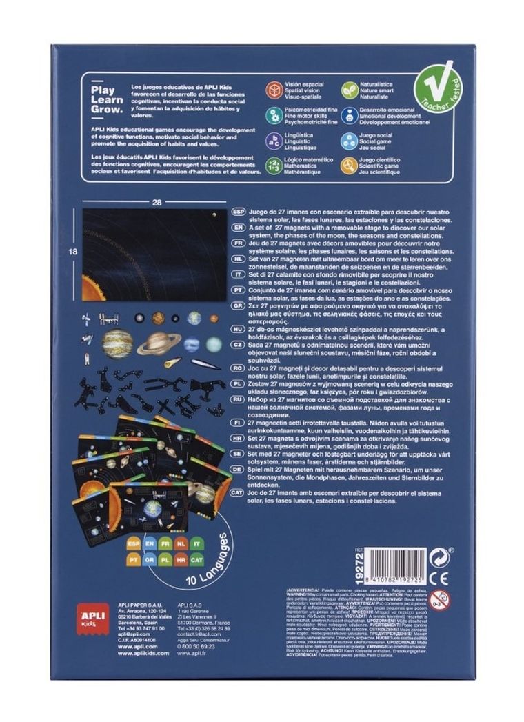 Apli Kids, Układ Słoneczny, magnetyczna układanka