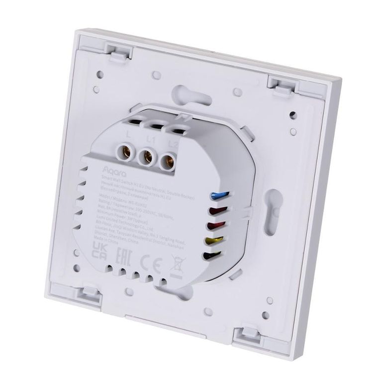 Aqara, Wall Double Switch H1, włącznik światła, Ws-euk02