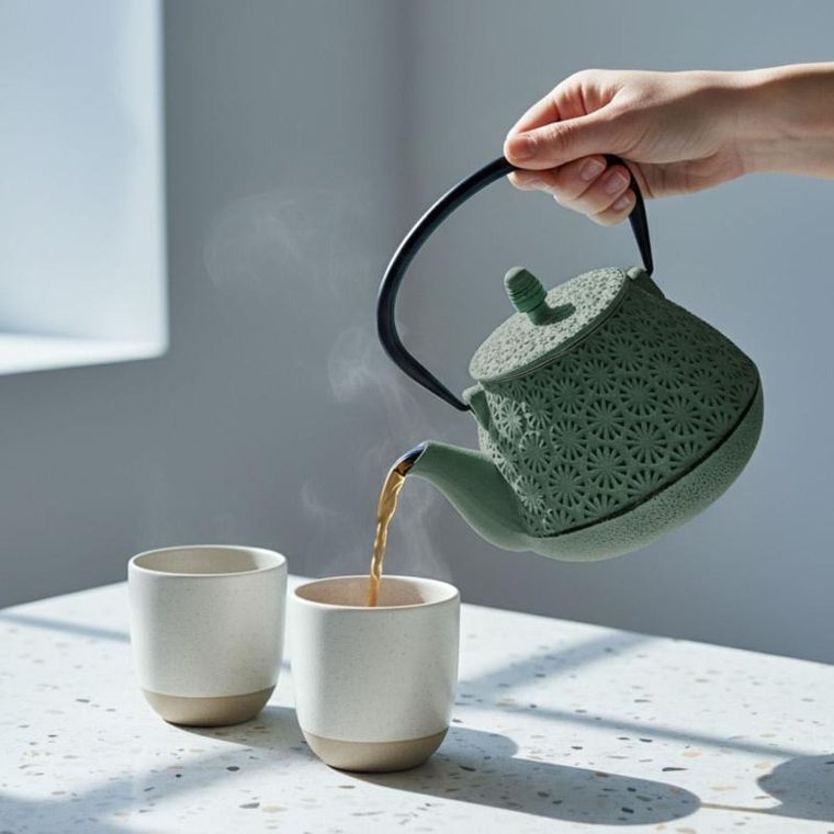 Aromelio, Taki, czajnik żeliwny z zaparzaczem, 1000 ml