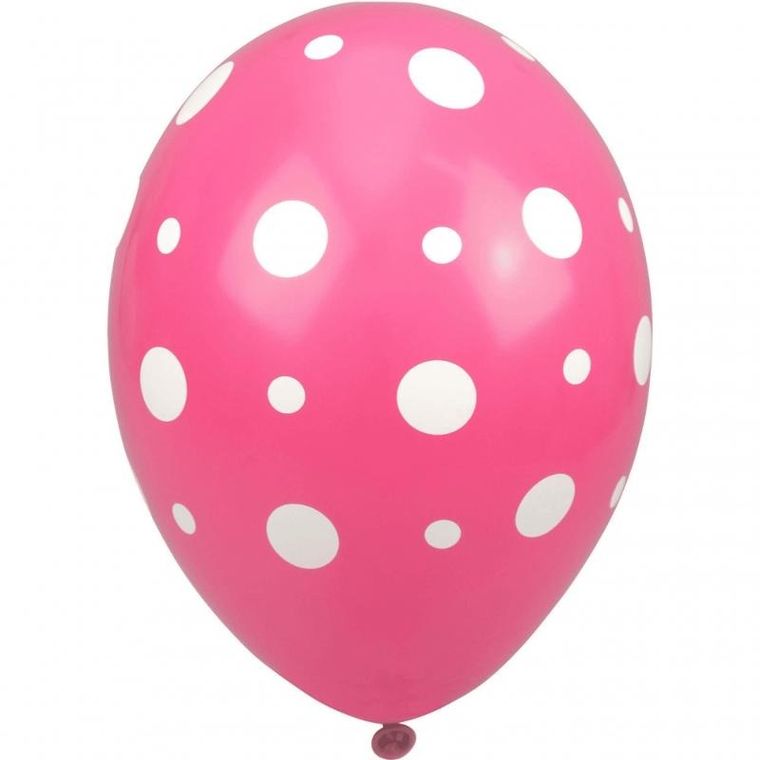 Arpex, balony, kropki, 28 cm, 5 szt.