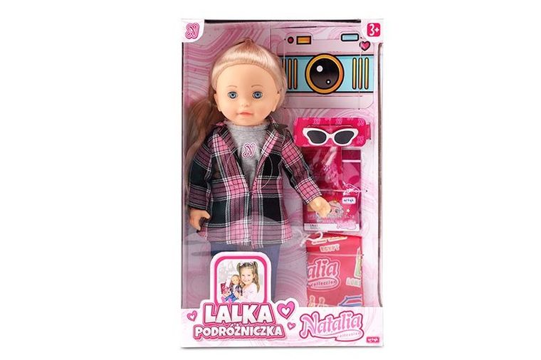 Artyk, Natalia, lalka, podróżniczka, 41 cm