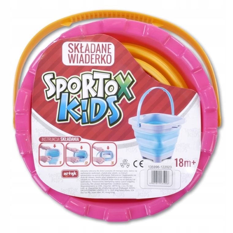Artyk, Sportox Kids, składane wiaderko do piasku