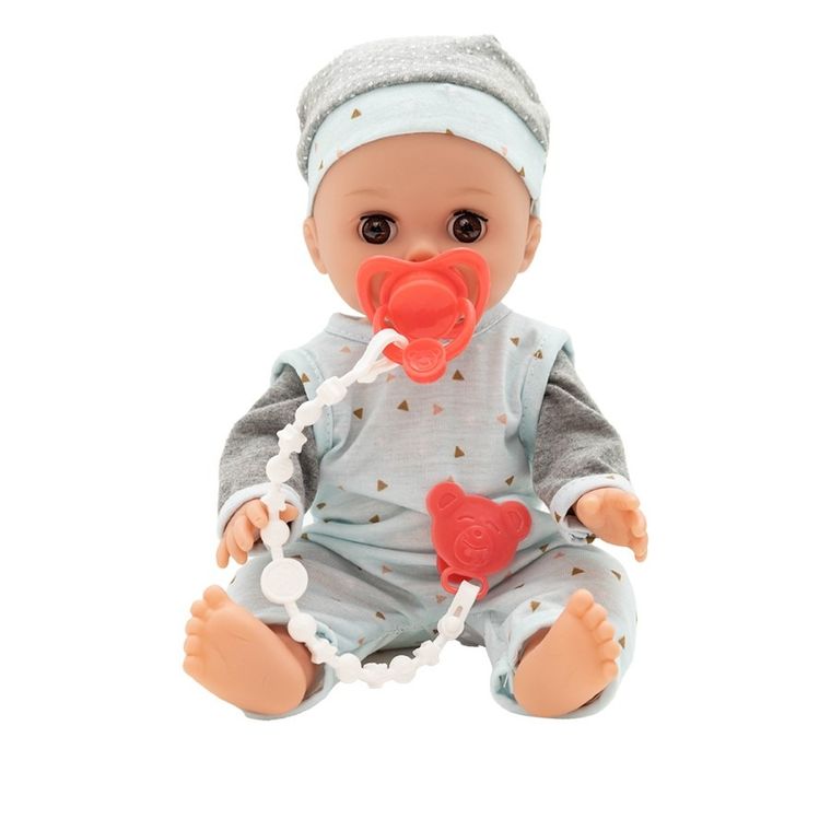 Askato, lalka z wanienką, szare ubranko