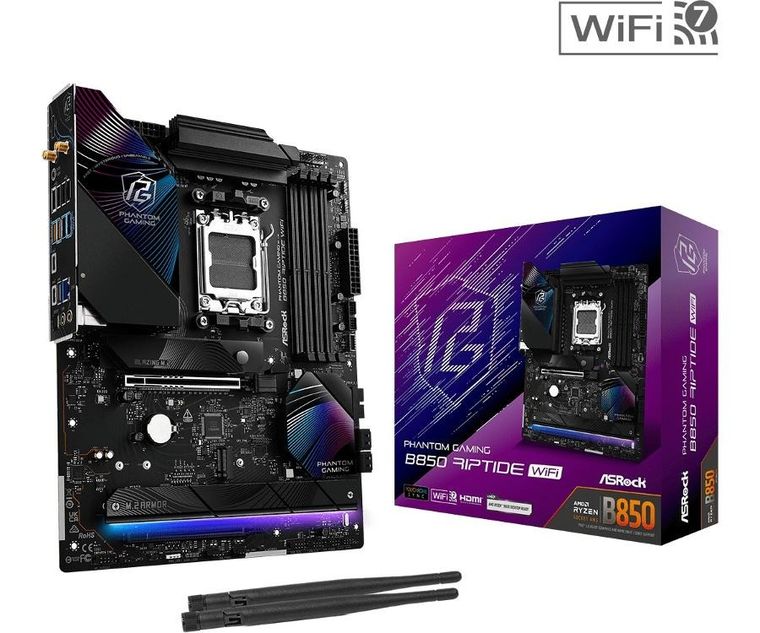ASRock, płyta główna, B850 Phantom Gaming Riptide WiFi AM5 4DDR5 ATX