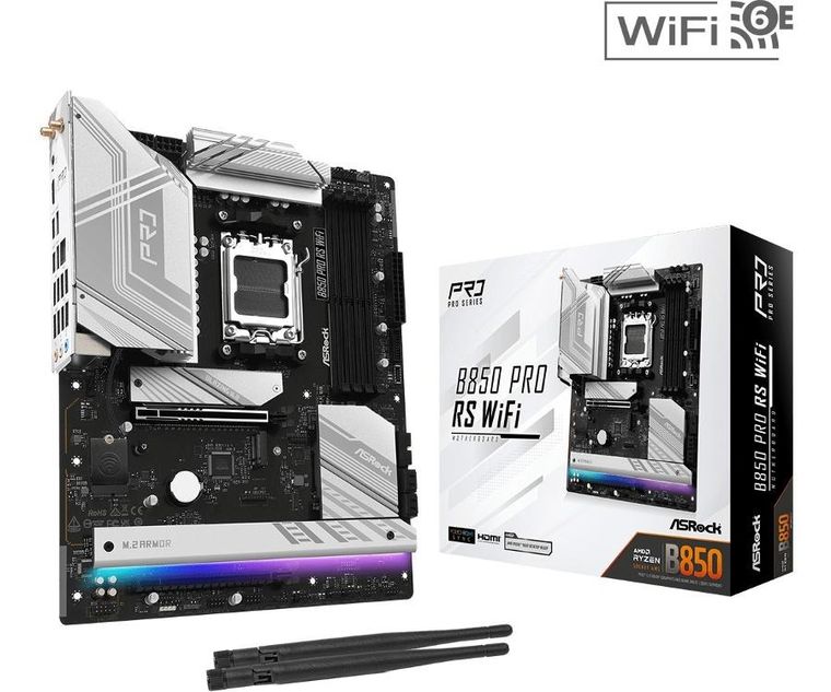 ASRock, płyta główna, B850 PRO RS WIFI AM5 4DDR5 ATX