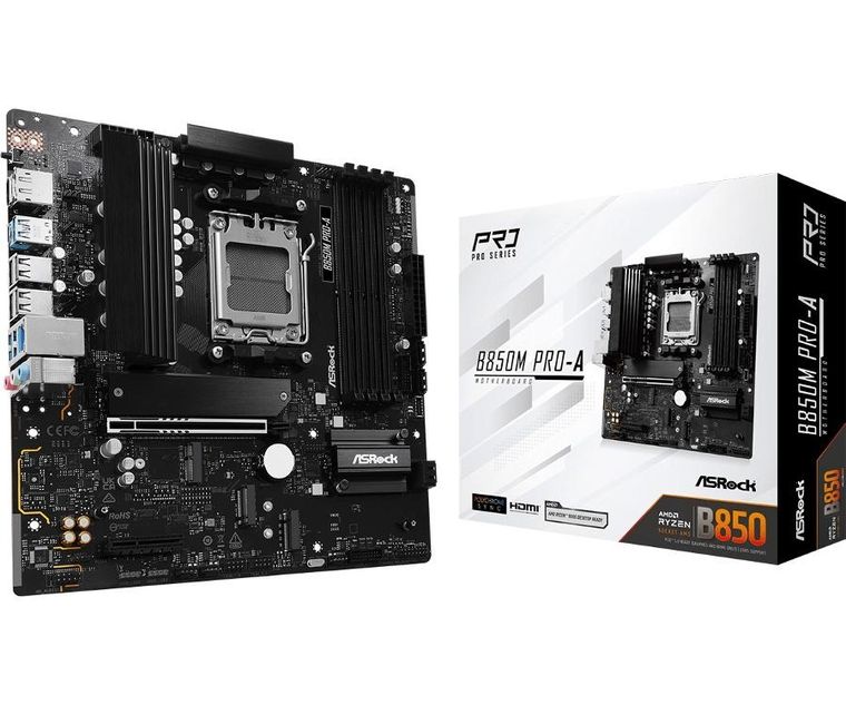 ASRock, płyta główna, B850M PRO-A AM5 4DDR5 M.2 HDMI/DP mATX