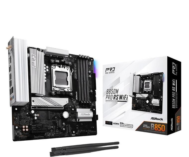 ASRock, płyta główna, B850M PRO RS WIFI AM5 4DDR5 mATX
