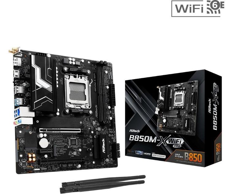 ASRock, płyta główna, B850M-X WIFI R2.0 AM5 2DDR5 M.2 USBC mATX