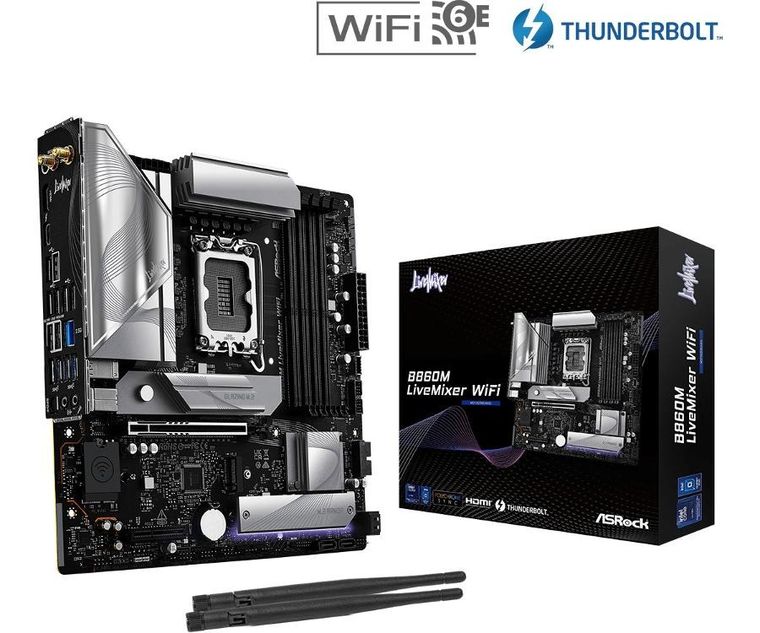 ASRock, płyta główna, B860M LIVEMIXER WIFI s1 851 4DDR5 mATX