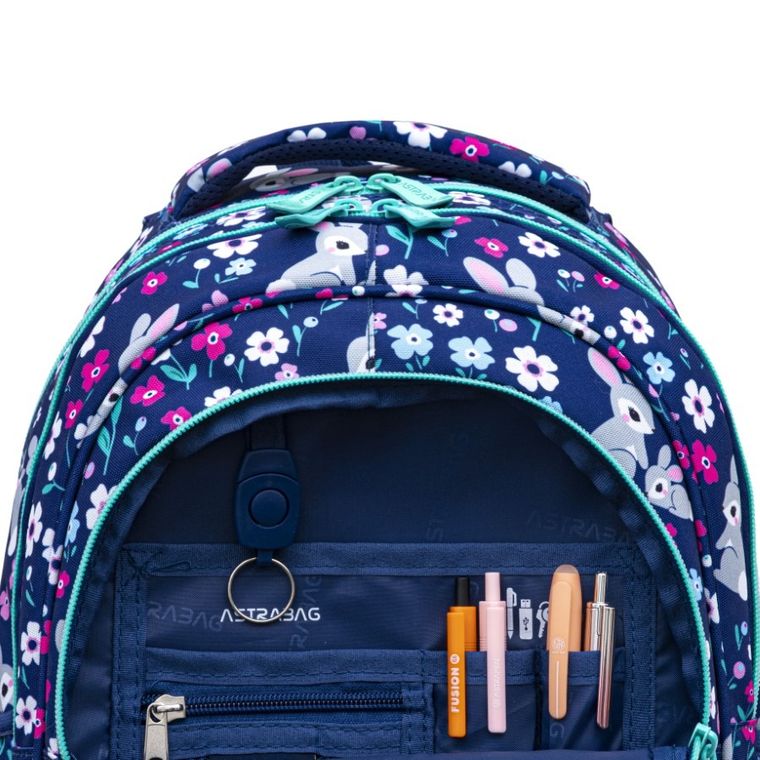 Astrabag, plecak szkolny, 3-komorowy, Baby Bunny