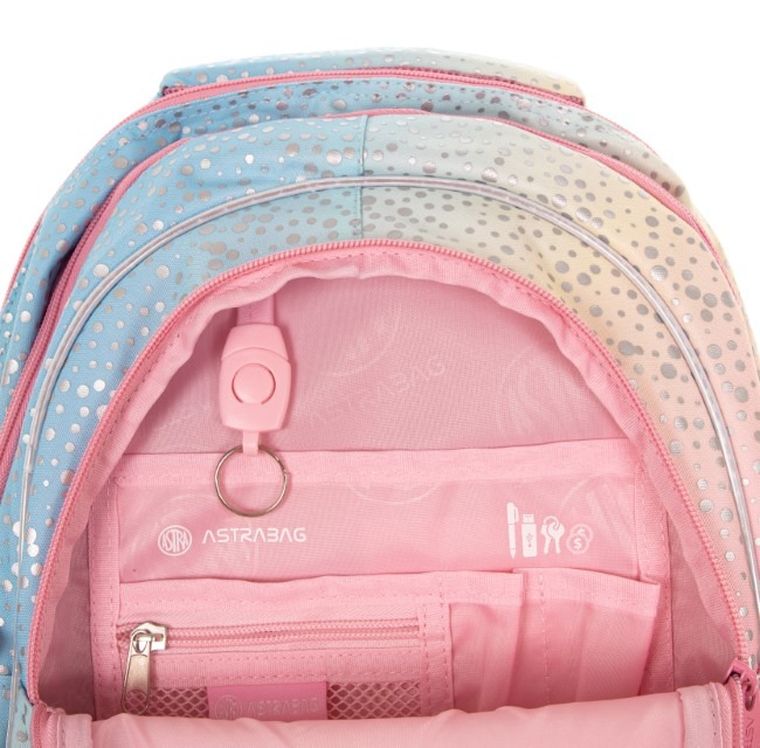 Astrabag, plecak szkolny, 3-komorowy, Fairy Unicorn