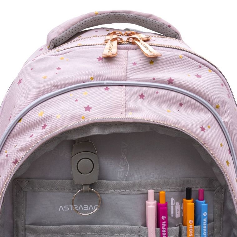 Astrabag, plecak szkolny, 3-komorowy, Fluffy Bunny