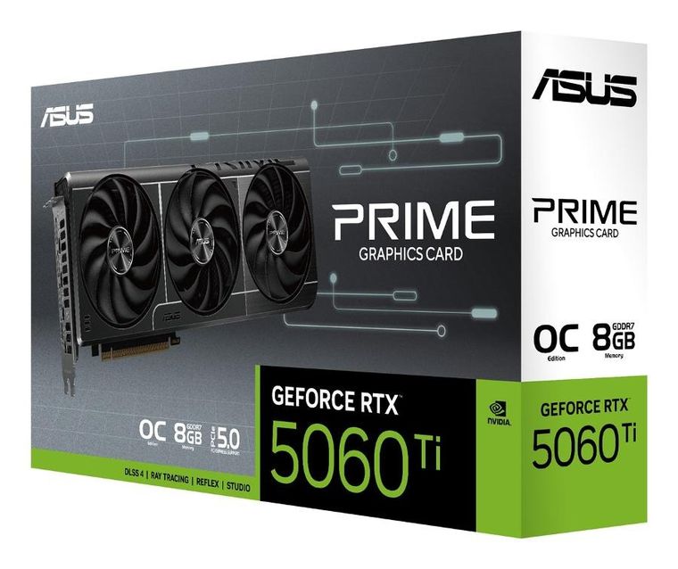 Asus, karta graficzna, PRIME RTX 5060 TI 8GB OC