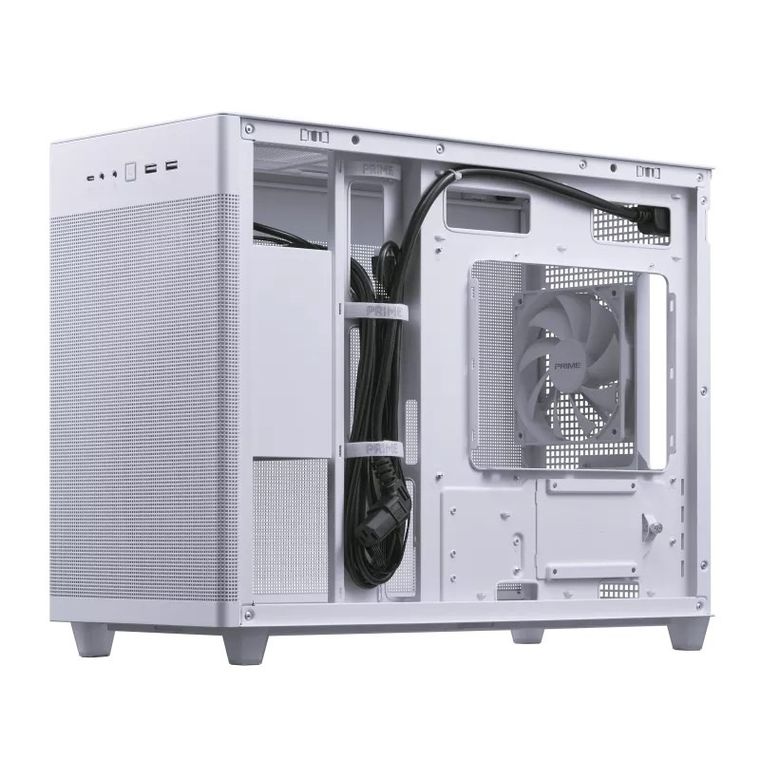 Asus, obudowa, AP201 PRIME CASE TG white