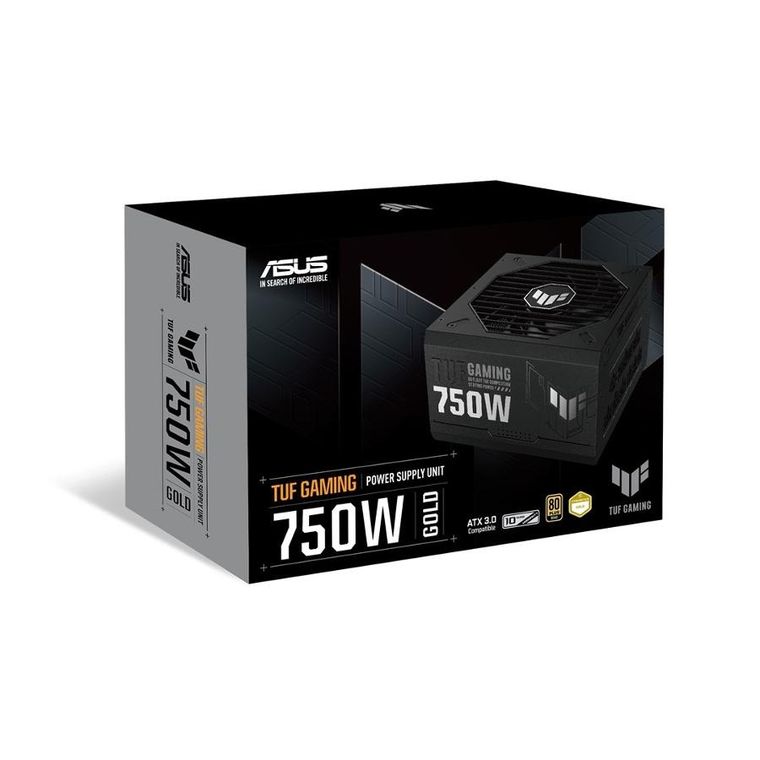 Asus, TUF Gaming, zasilacz, 750W, Gold