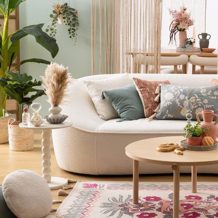 Atmosphera, Alix, stolik kawowy na ozdobnej nodze, 38 cm