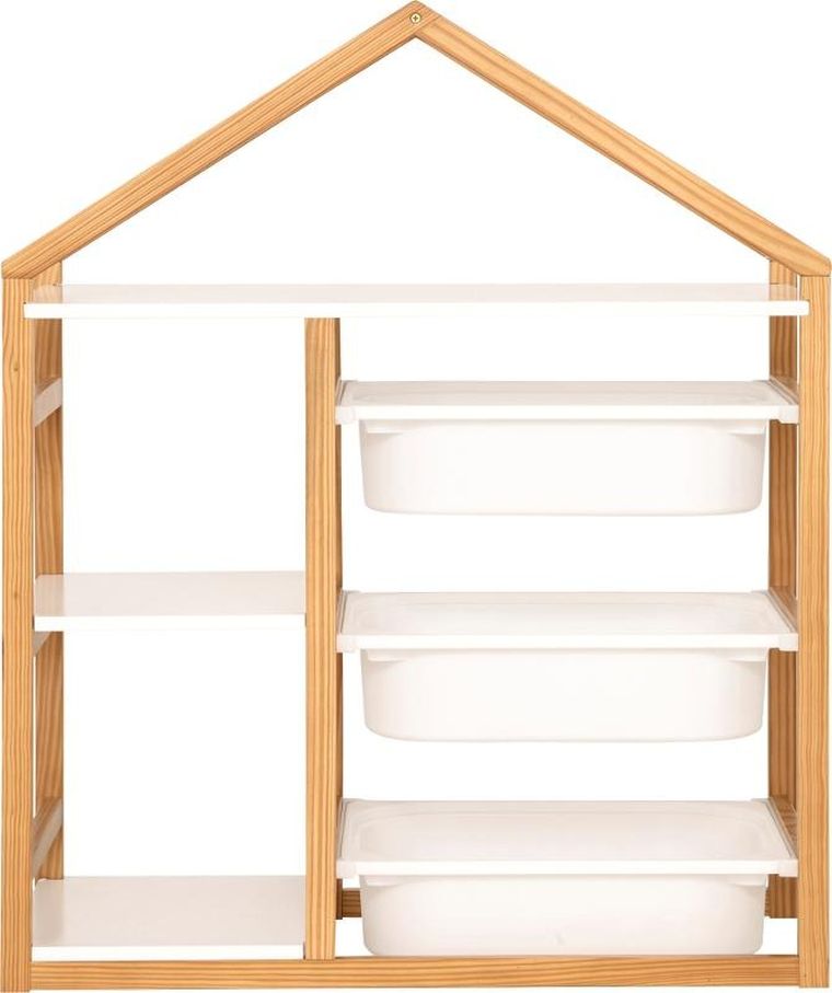 Atmosphera for kids, Bako, regał, domek na zabawki, 68-30-82 cm