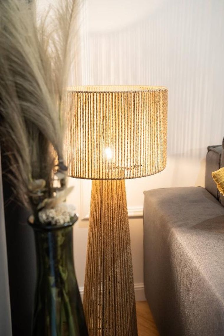 Atmosphera, lampa podłogowa boho, Adria, wys. 97 cm