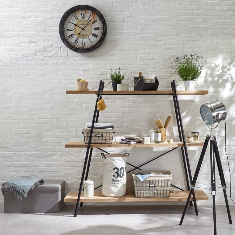 Atmosphera, lampa podłogowa na 3 nogach, wys. 152 cm, brązowa