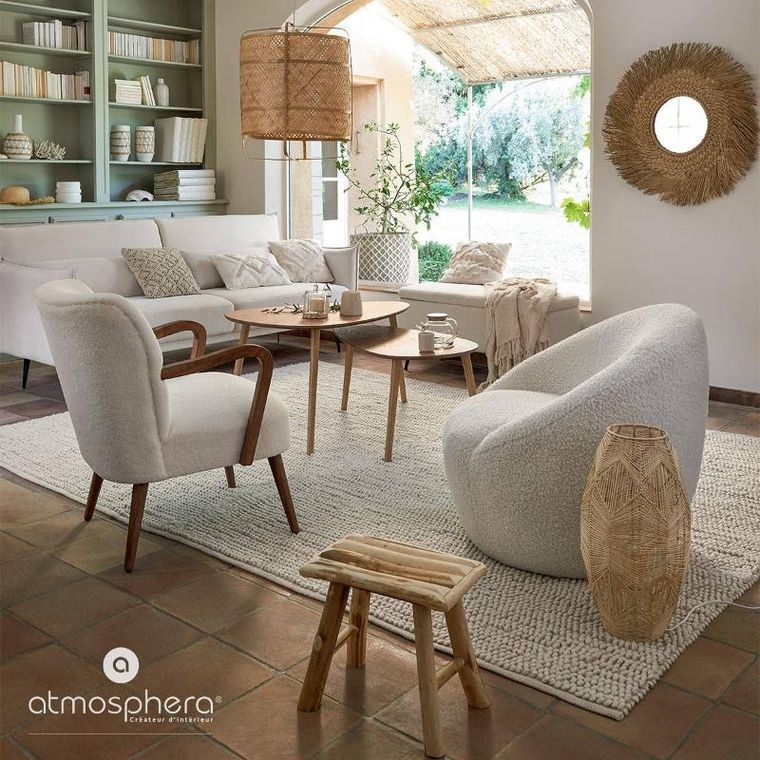 Atmosphera, ozdobna poduszka, Ete, makrama, 40-40 cm