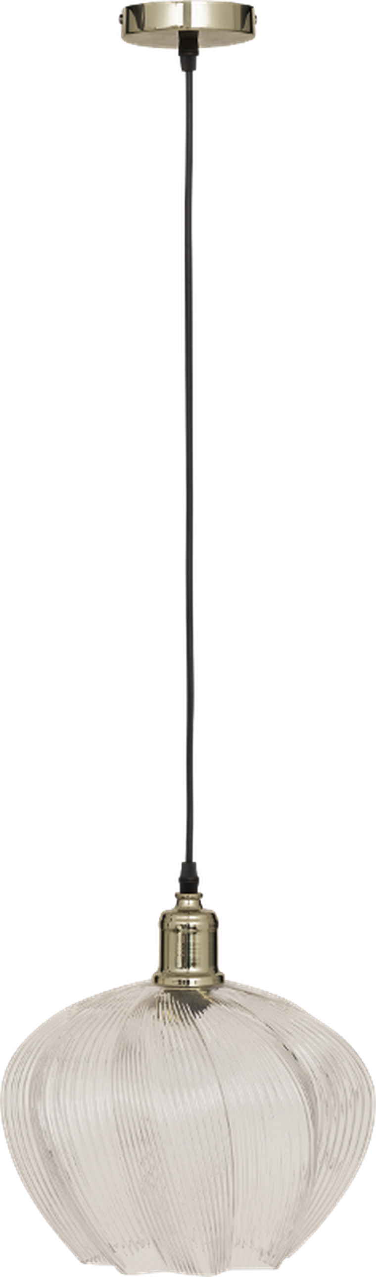 Atmosphera, Phylas, lampa wisząca, szklany klosz, 27,5 cm