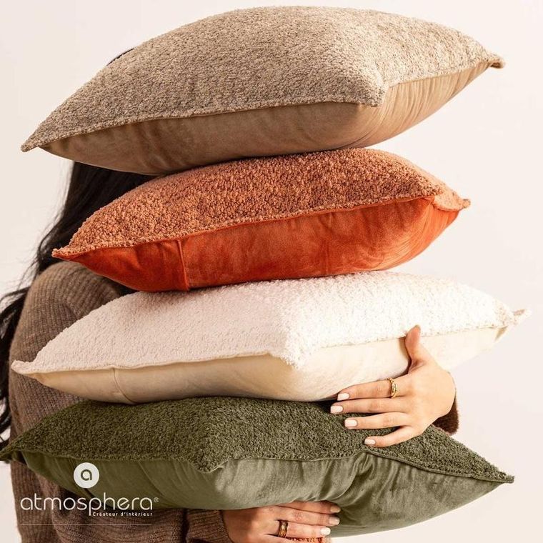 Atmosphera, poduszka dekoracyjna boucle, soana, 30-50 cm